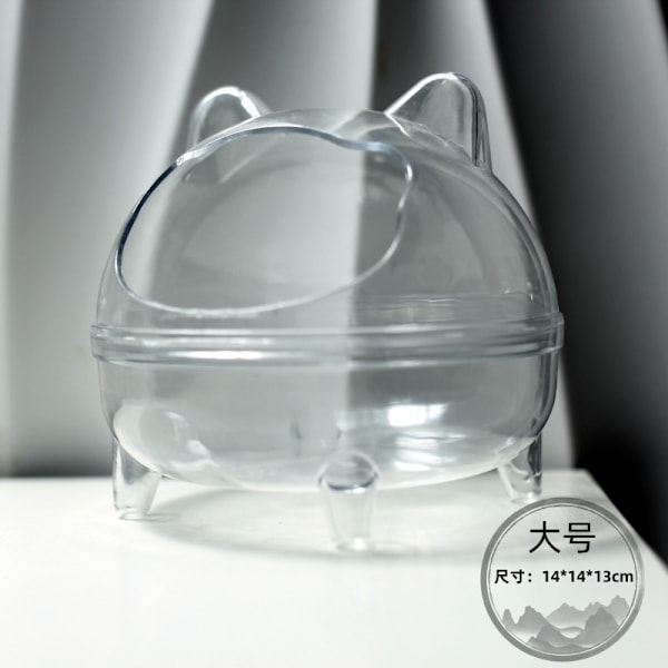 Hamster Guldhamster Badrum Husdjur Transparent Chinchilla Dinosaurie Badrum Badsand Stänksäkert Badrum