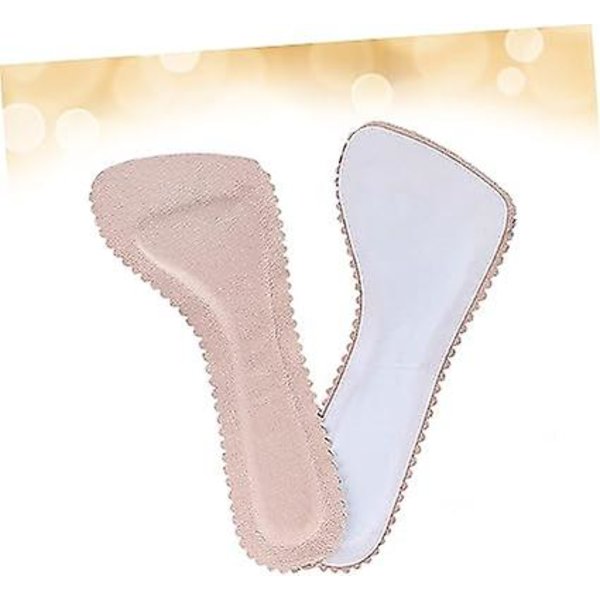1 par självhäftande halkfria innersulor (rosa), bekväma innersulor för sandaler, högklackade sneakers, svamp latexkuddar för kvinnor