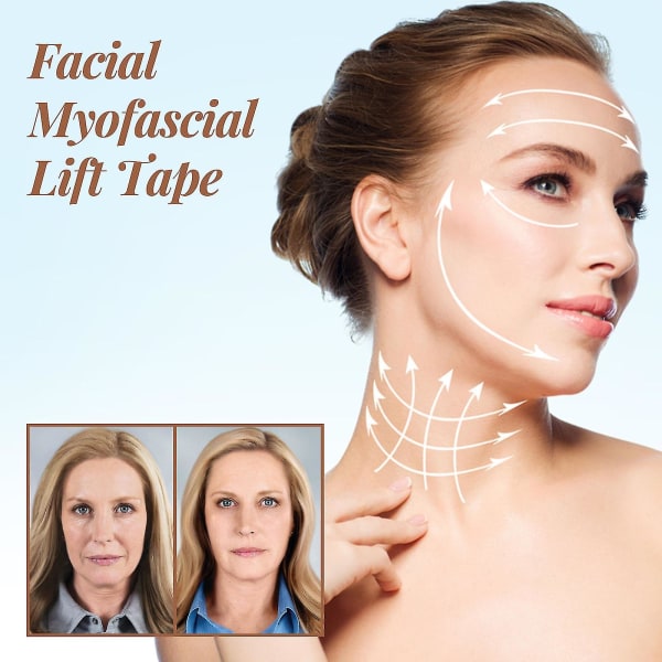 Face Lifting Tape Meikkityökalu kasvojen ryppyjen piilottamiseen Lifting Saggy Skin 5m,h