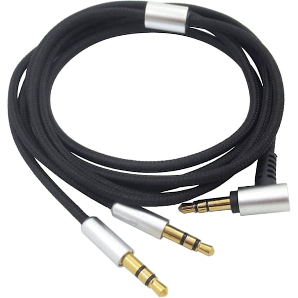 3,5 mm hann-adapter til 3,5 mm erstatningskabel for Denon Ah-d600 / Ah-d7200 / Ah-d7100 / Ah-d9200 / Ah-d5200 hodetelefoner