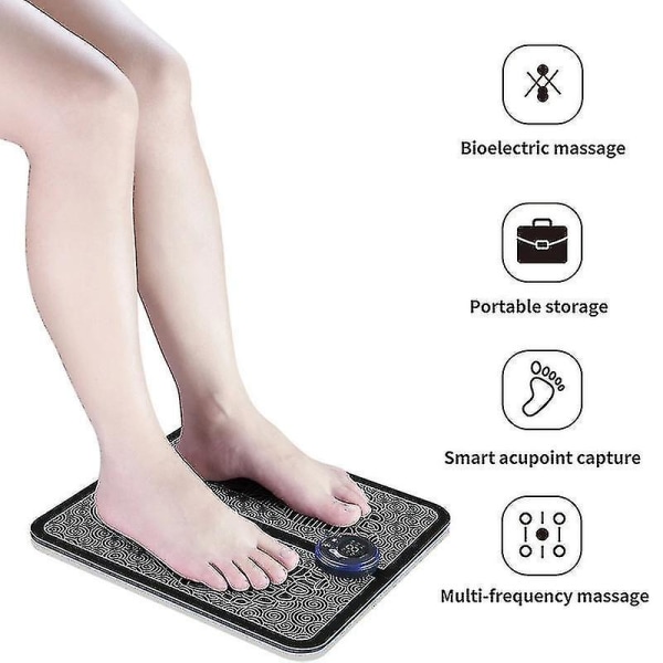 Ems Foot Massar Mat Electric Care Tens Fisioterapia Massaador Pes Muscular Re