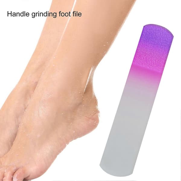 Fodfil Gradient Farve Bløde Fødder Død Hudfjerner Glas Fodrasp Hård Hud Hårdhudsfjerner