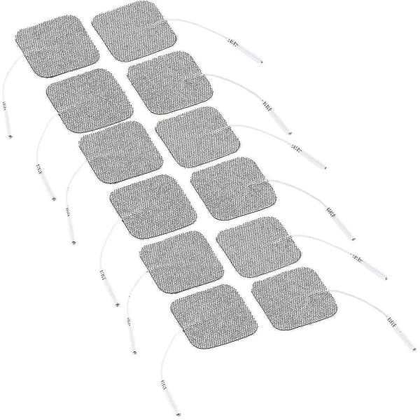 Medicinske Tens-elektroder, stimuleringsapparater, 5x5 cm, 24 stk. (Tens-puder), h