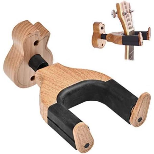 Gitarrväggkrok, gitarrkrok med automatisk låsning