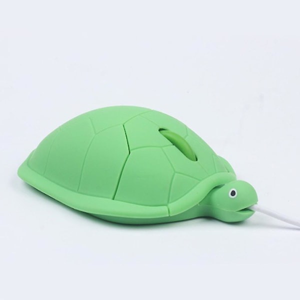 Kilpikonnan muotoinen langallinen optinen hiiri Kannettavat johdolliset hiiret 1200 dpi toimistokotiin