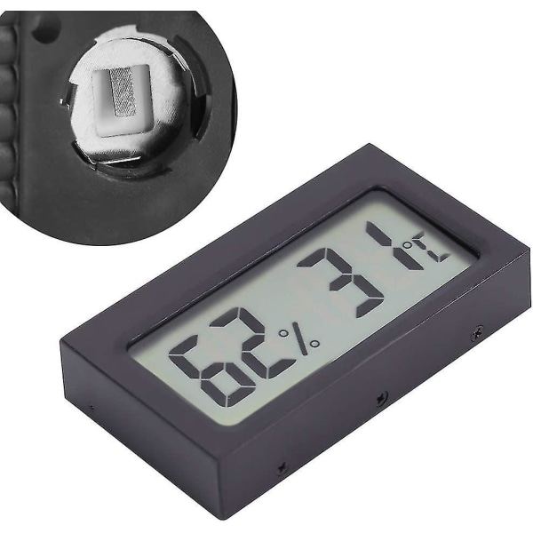 Elektronisk temperaturhygrometer termometer digital inomhus hygrometer för hem för kontor