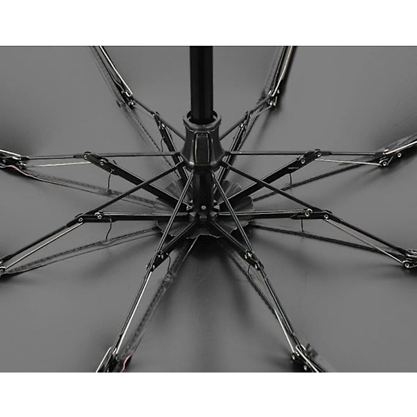 8 ribben, lille og let parasol, paraply, UV-beskyttelse, lyselilla 96 cm i diameter