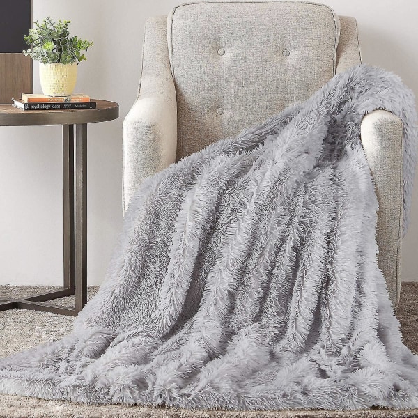 Kælen Bamse Tæppe Pels Tæppe, Stue Tæppe, Mikrofiber Tæppe, Fleece Tæppe, Sofa Tæppe, Aircondition Tæppe Let Compale Med Sofa