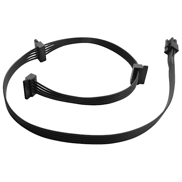 6-stifts 1 till 4 SATA modulär strömförsörjningskabel för Rmx-serien Rm550x Rm650x Rm750x Rm850x Rm1000x, 2 st