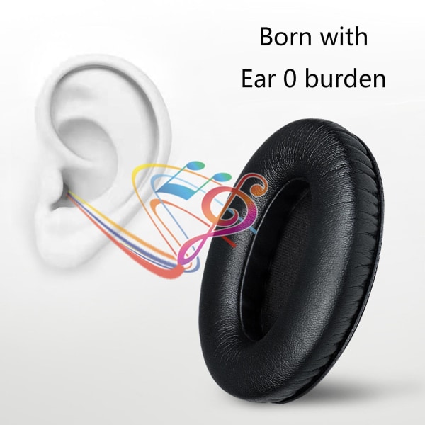 Enkelt utskiftede øreklokker Headbeam Forsennheiser Hd200 Pro hodetelefon øreputer