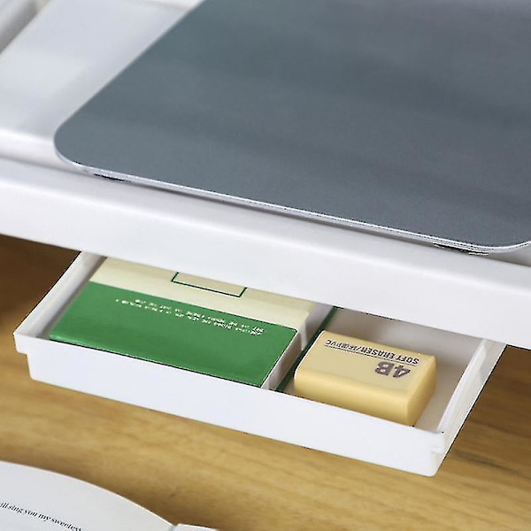 Tv-skærm Top Storage Rack Holder Computer Monitor Stand Organizer til hjemmekontor Grå