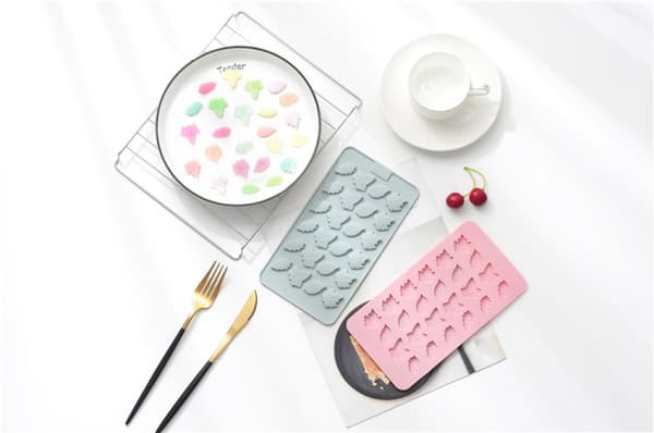 Efterårsblade Silikoneform 2 stk 3d Bladformet Håndlavet Bageform med 24 Kapacitet til DIY Cupcake Dekorationer