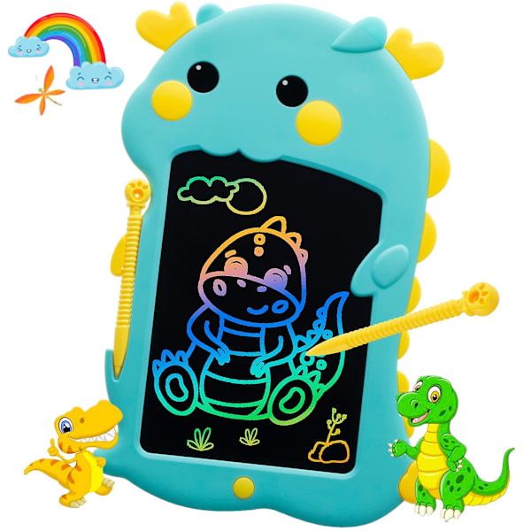 Barne LCD-skrivetavle Dinosaurus Tegnebrett Skribler Doodle Pad Barn Leke Gaver