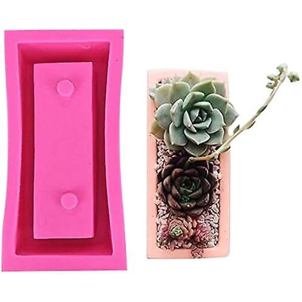 Silikonibetoniset kukkaruukkumuotit, silikoniruukkumuotit I Love U -muotoilu Mehikasvi Kukkateline Muotit Sementillä Savimuotit DIY Käsityökoristelu