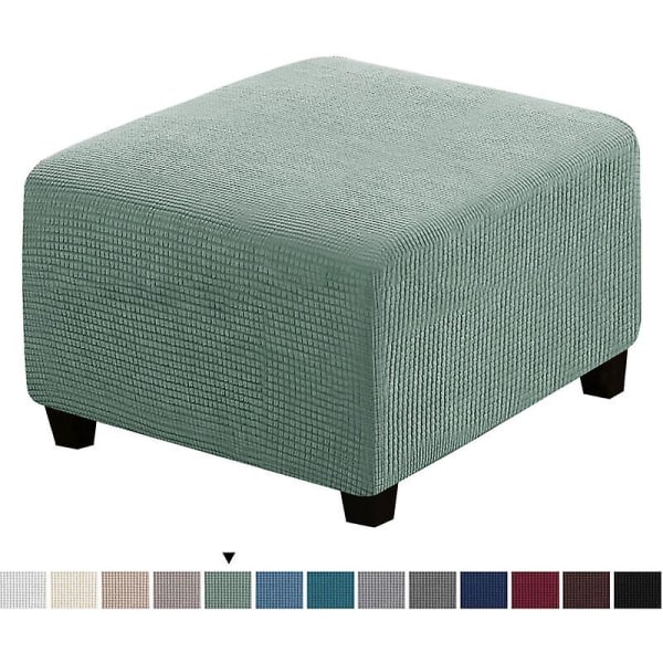 Jalkarattaiden cover Elastinen neliönmuotoinen rahian sohvan cover olohuoneen rahian kalusteisiin (vihreä)