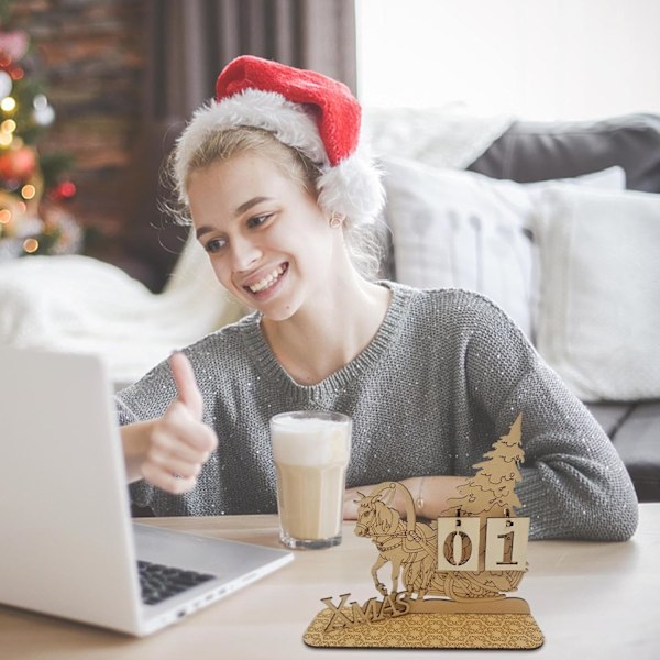 Juletræ Adventskalender - 2023 Juleadventskalender | Kreativ Adventskalender 2023, Bæredygtig Juleoptælling, Jul C