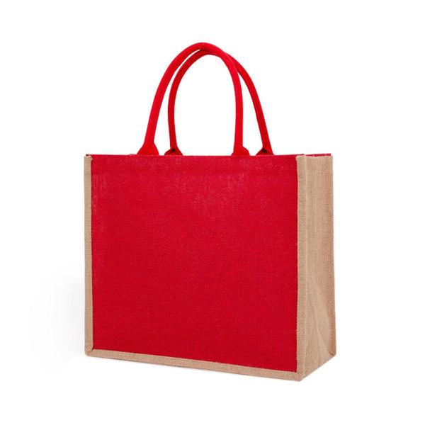 Jute Tote Bag Gjenbrukbar Shopping Bag For Girls Bridal Shower Engagement Handbag