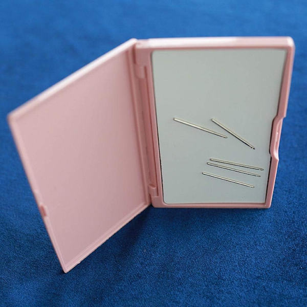 Magnetisk nålfodral bärbar sy nålfodral nålhållare korsstygssömning stickning nål nålförvaringshållare fodral arrangör