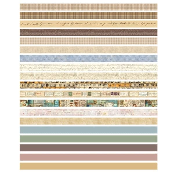 Retro Washi -teippisetti - 20 rullaa