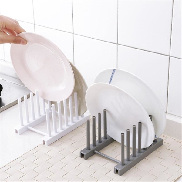 Diskställ Lock Organizer, Tallriksställ Stativ Lockhållare Torkställ Avloppsförvaring Hållare Stativ Kökskåpsarrangör För Skål,kopp,skärbräda,kruka