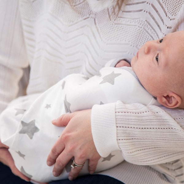 Uusi syntyneen vauvan swaddle-peite 0-3 kuukautta 100% luomupuuvillaa, 3 kpl pakkaus - Vauvan peitot pojille ja tytöille - Lantiolle terveellinen muotoilu Grey, White