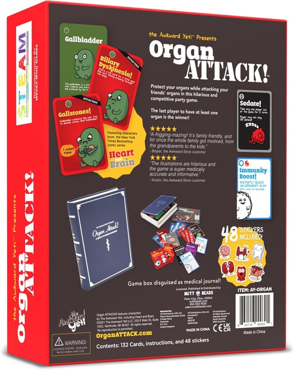 Organ Attack! Kortspil