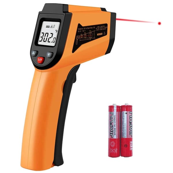 Infrarødt Termometer -50°C til 400°C (-58°F til 752°F) Digital Laser Infrarødt Termometerpistol