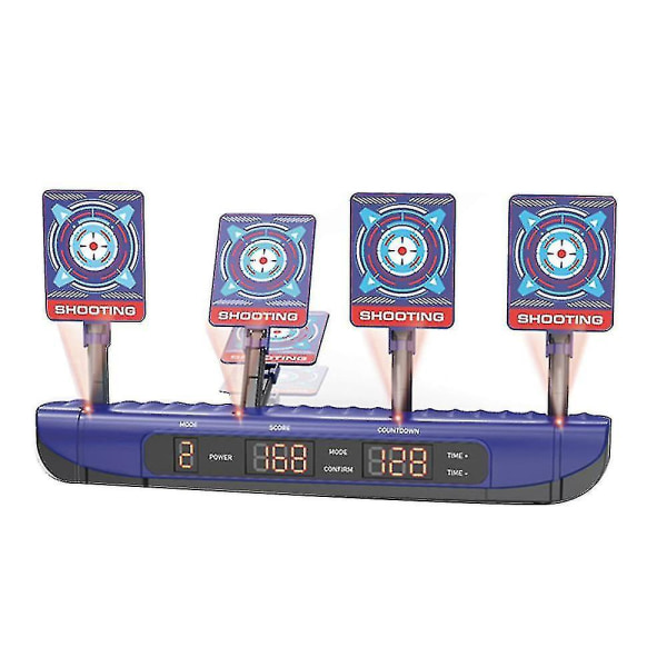 Elektronisk digital scoring skydespil til Nerf-pistoler Automatisk nulstilling af mål Legetøj Børnefødselsdagsgave  (HY)