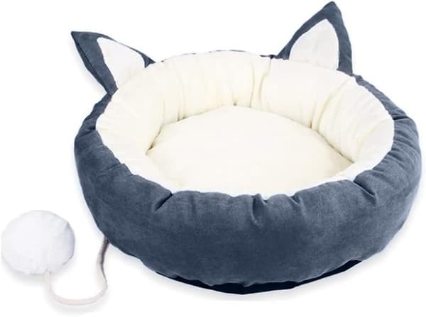 Kattbädd Lugnande Kattsäng Grå