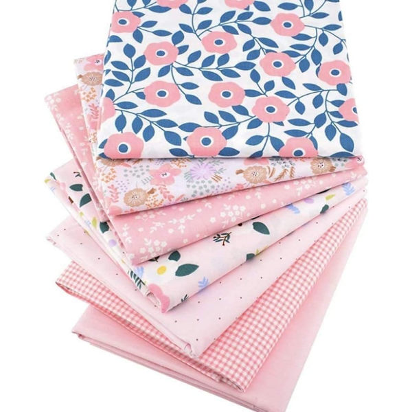 Bomuldsstof Patchwork, 7 stykker 50 x 40 cm Sy Patchwork