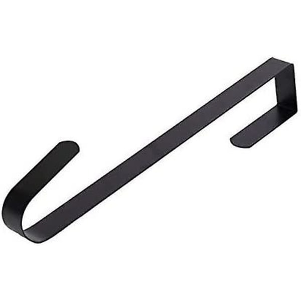 15" kranshenger for inngangsdør metall over døren Enkel krok, svart(1)