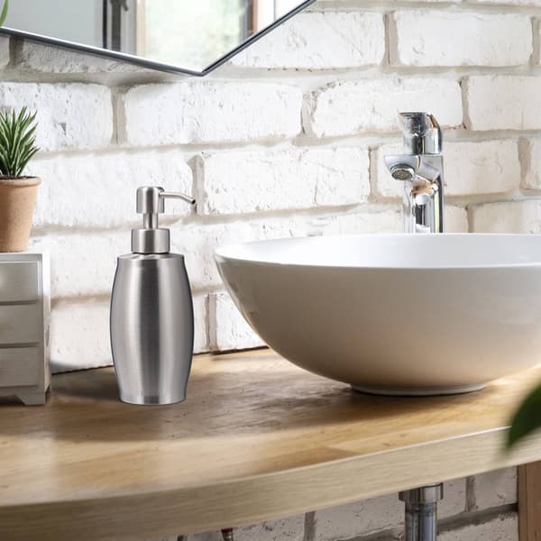 Såpedispenser i rustfritt stål 350ml