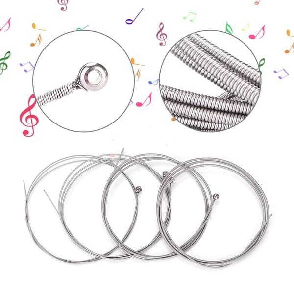 IRIN 4-pack B100 Elbassträng GDAE Stål Nickellegering Medium Spänning
