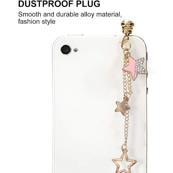 3-pack 3,5 mm dammskydd för mobiltelefon