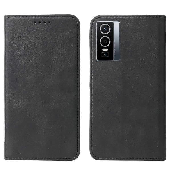 Magnetiskt läderfodral för Vivo Y76 5g