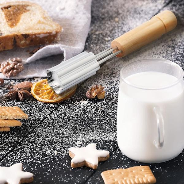 Frugt stempler form, cookie press maker maskine | Rustfrit stål cookie press maker kit til DIY kiks maker og dekoration (3stk, farve som vist)