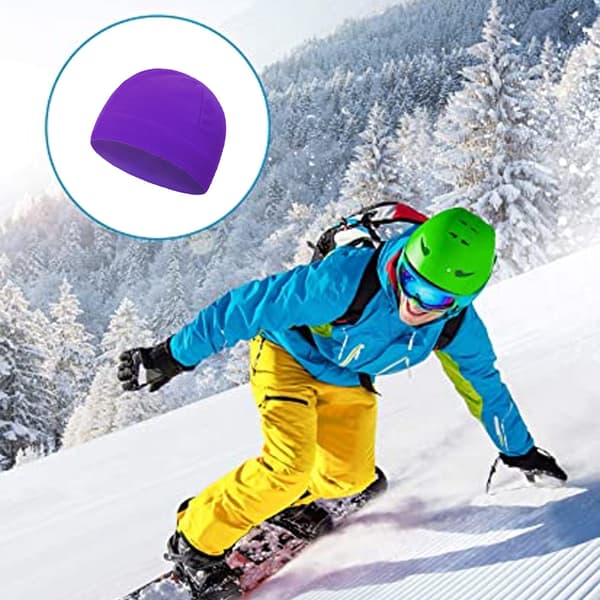 3 stk. vintervarme huer i blød polarfleece