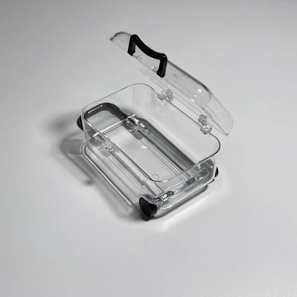 Mini Trolley Smykkeskrin, Transparent, 2 stk