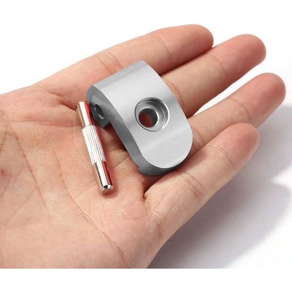 Sølv Elektrisk Scooter Cnc Forsterket Aluminium Hengsel Scooterkrok Folding Latch Med 2 Reservepinner For Xiaomi M365 Og Pro