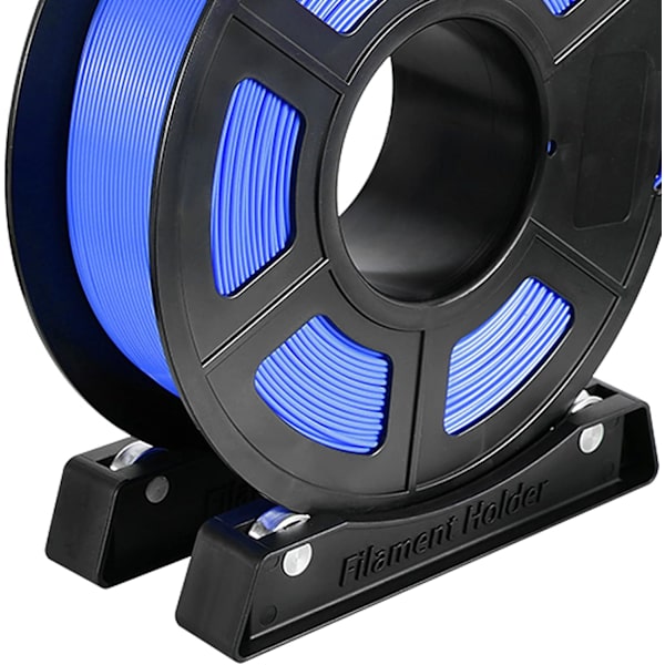 2 stk. 3D-printer spoleholder 3D-printer forsyninger beslag spole leje printer filament holder til PLA/ABS/TPU/andre 3D-printmaterialer Black