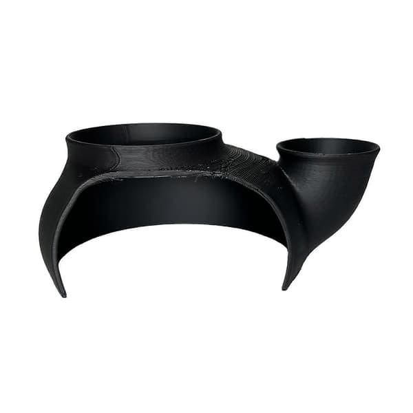 Akvarium Underjordisk Hule 3D-printet Pladsbesparende Organizer til Køkken Black L