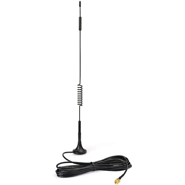 4G LTE-antenne SMA 7dBi magnetisk base 4G-antenne med 3 meter/9,84ft forlængerkabelantenne til EE O2 Vodafone Three Huawei Netgear 4G LTE-routerport SMA