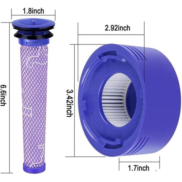 HEPA-filter, kompatibelt med vaskbare filter-reservedele til Dyson V8 V7 støvsugere