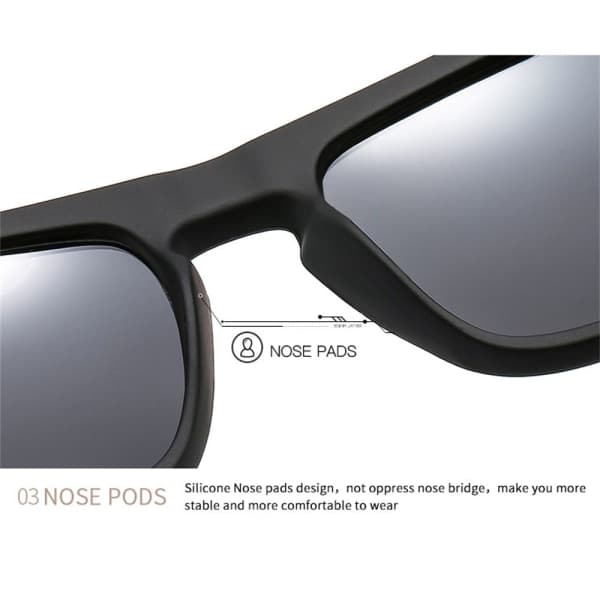 Polarisoidut aurinkolasit BLACK-GREY