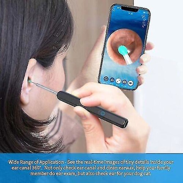 Wi-fi synlig vokselimineringsskje, usb 1080p Hd Load Otoscope