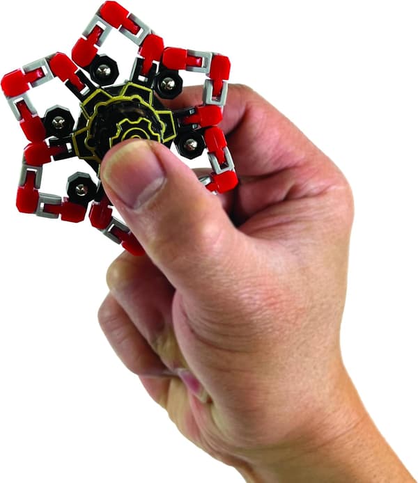 Fidget Spinners, 2-pakning stablebare spinnende stjerner for stresslindring, sensoriske leker for barn og voksne med angst 2-pakning