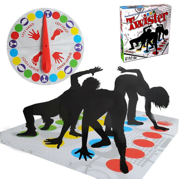 Twister Game Roligt klassiskt lagbrädspelsfilt för fest Barn Vuxna