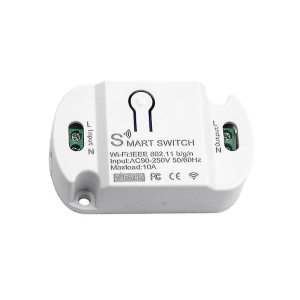Smart Switch Intelliegent Trådløs Letvægts Wifi Smart On-off Controller Til Hjemmet