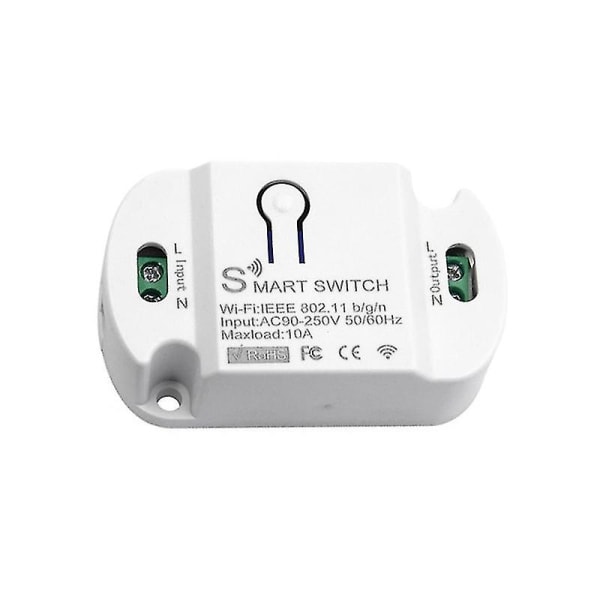 Smart Switch Intelligent Trådlös Lätt Wifi Smart On-Off Controller för hemmet