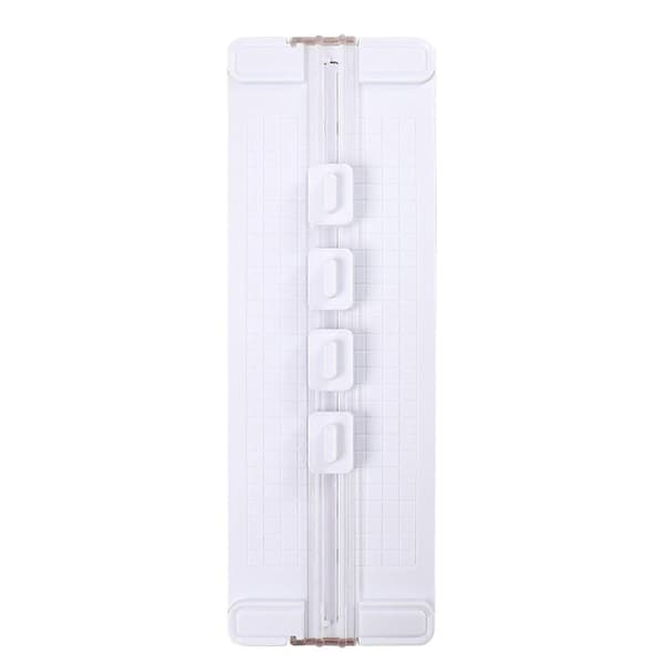 Multifunksjonell papirkutter – med fals- og perforeringsblader – for kort White